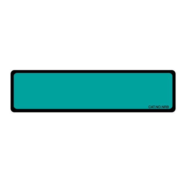 Nevs Blank Chart Labels 1-3/8" x 5-3/8" Violet w/Black NRB-VIOLET - main